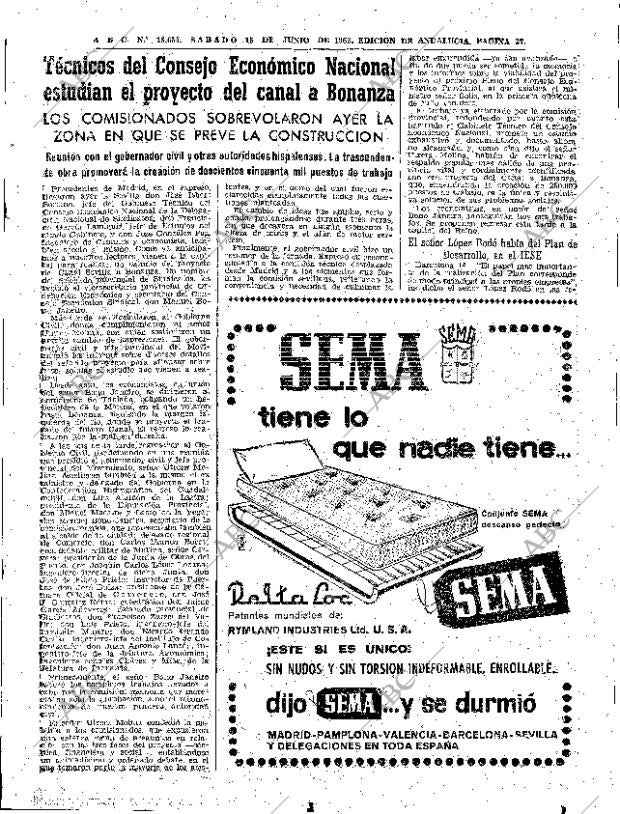 ABC SEVILLA 15-06-1963 página 27