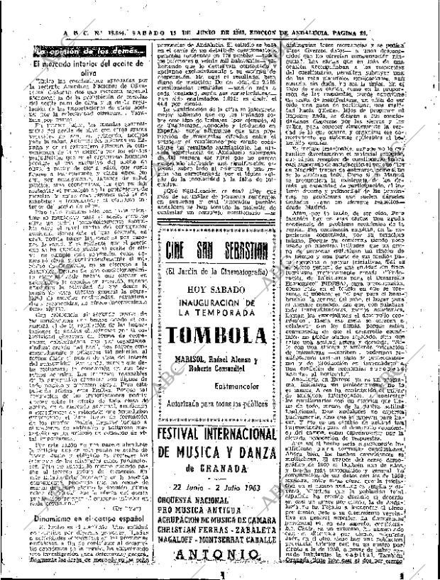 ABC SEVILLA 15-06-1963 página 29