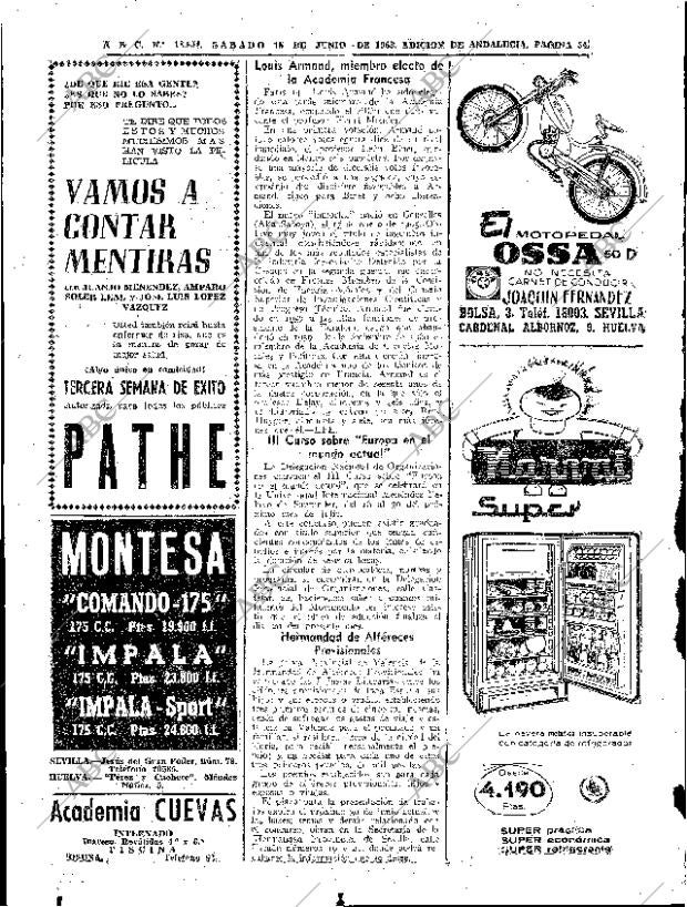 ABC SEVILLA 15-06-1963 página 34