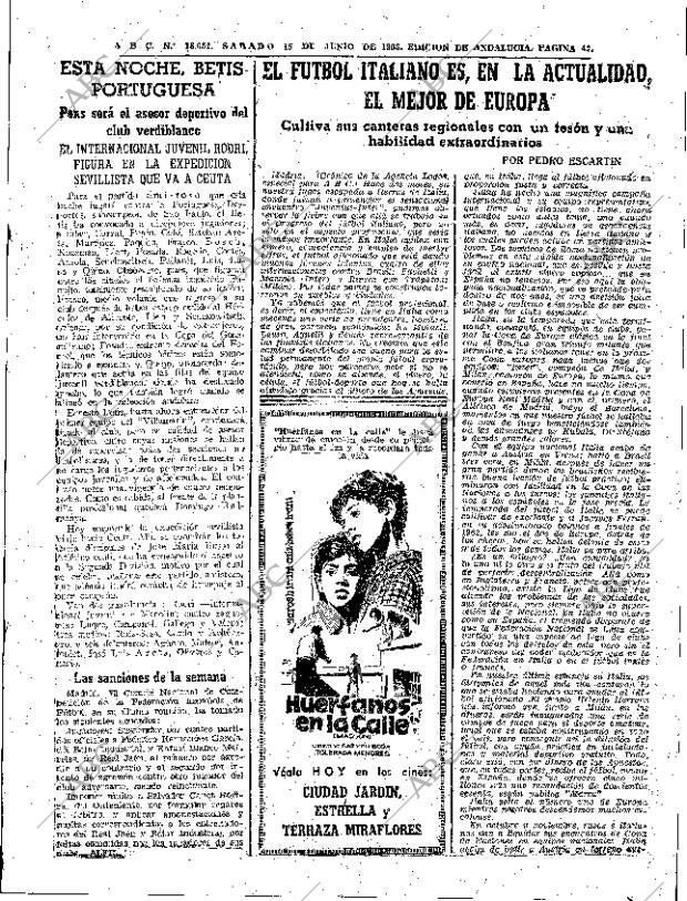 ABC SEVILLA 15-06-1963 página 43