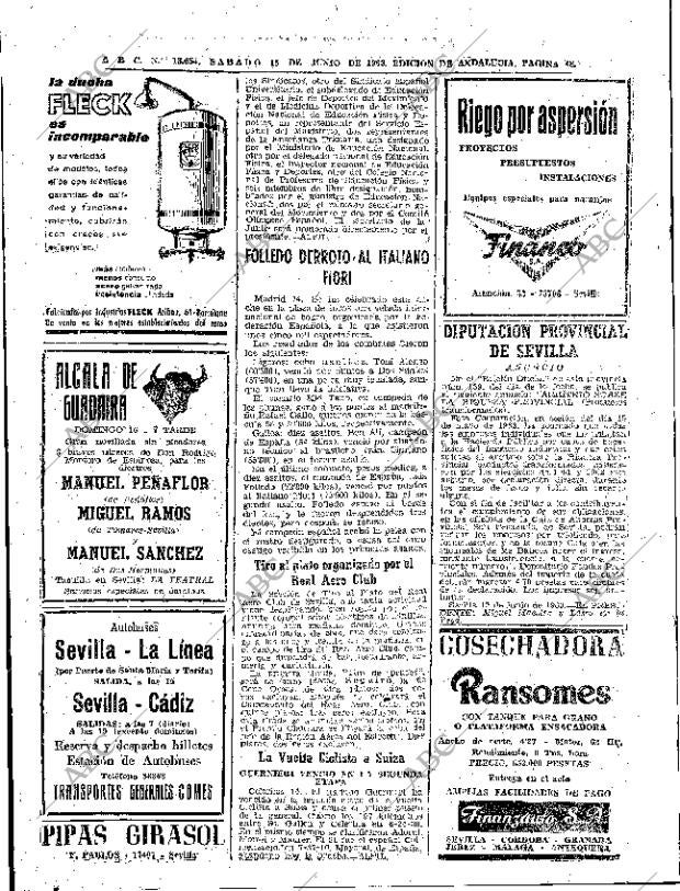 ABC SEVILLA 15-06-1963 página 48