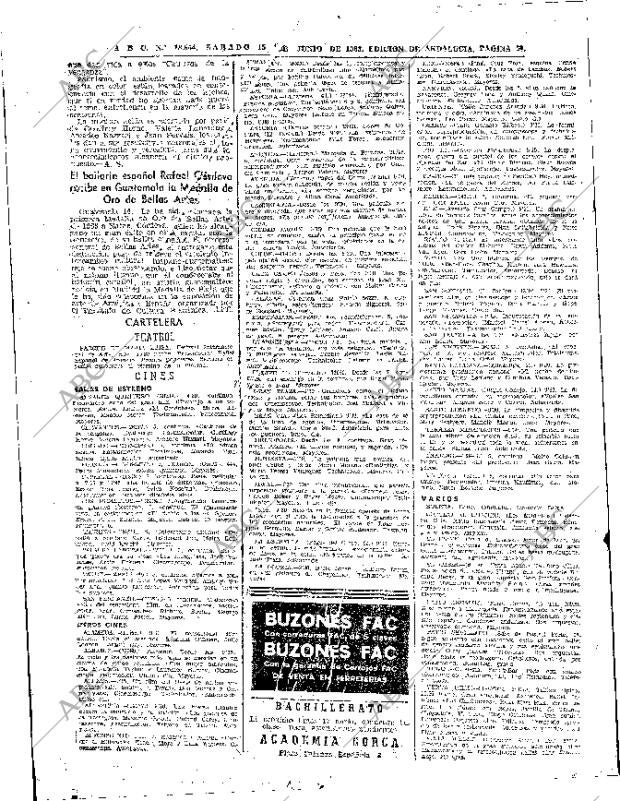 ABC SEVILLA 15-06-1963 página 50