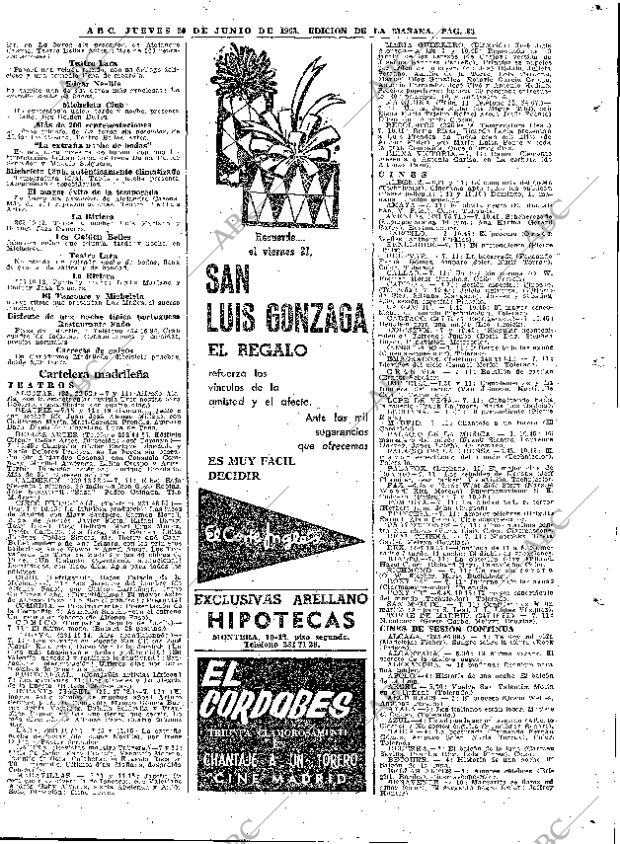 ABC MADRID 20-06-1963 página 83