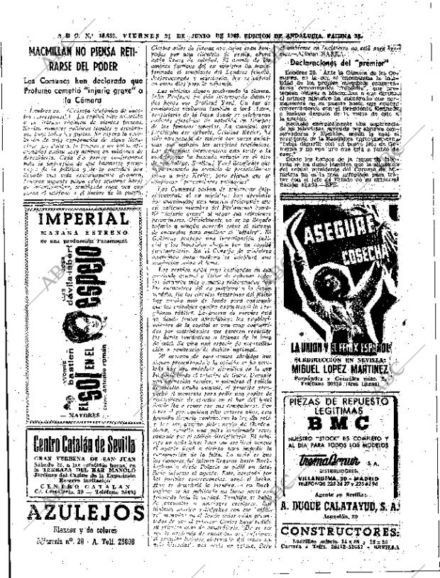 ABC SEVILLA 21-06-1963 página 38