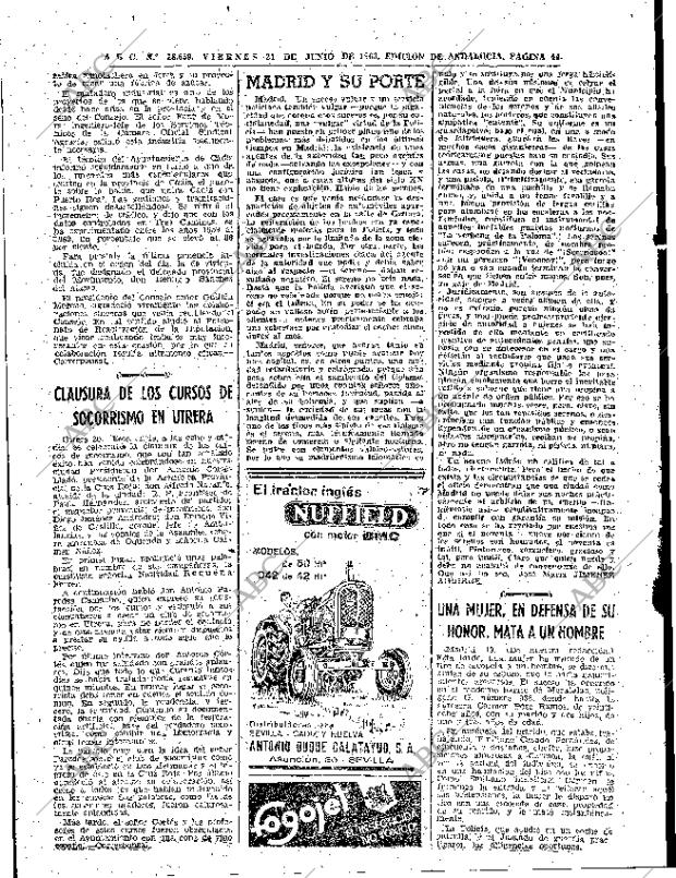 ABC SEVILLA 21-06-1963 página 44
