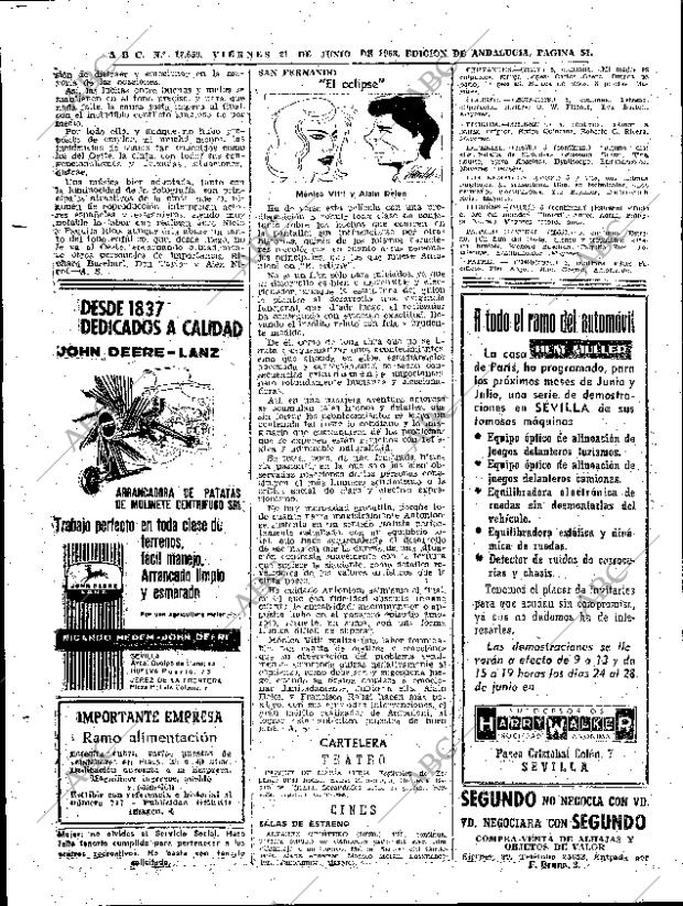 ABC SEVILLA 21-06-1963 página 54