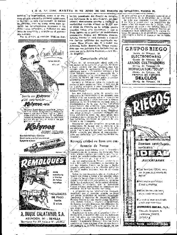 ABC SEVILLA 25-06-1963 página 32