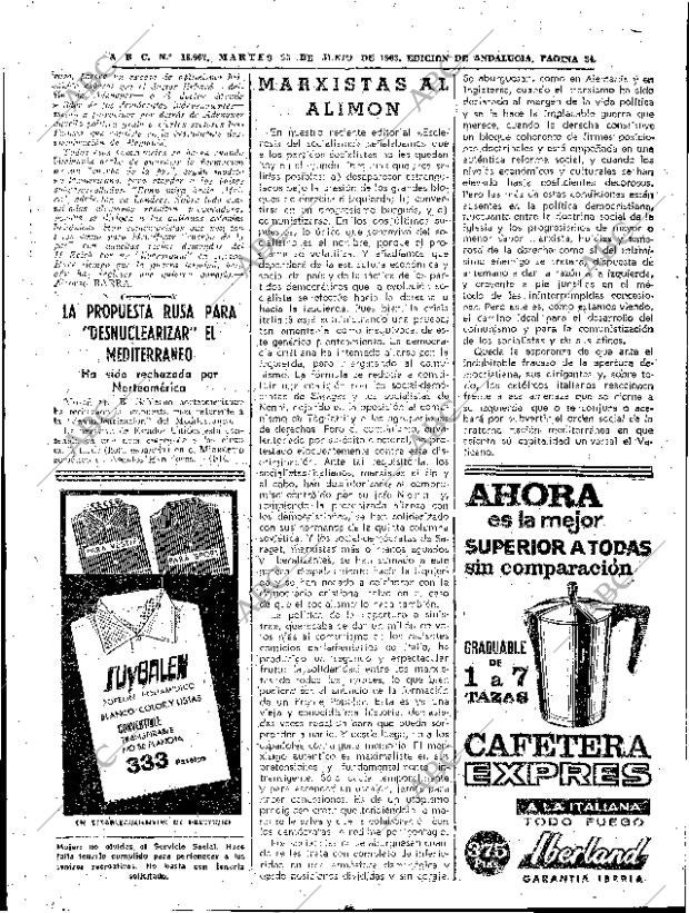 ABC SEVILLA 25-06-1963 página 34