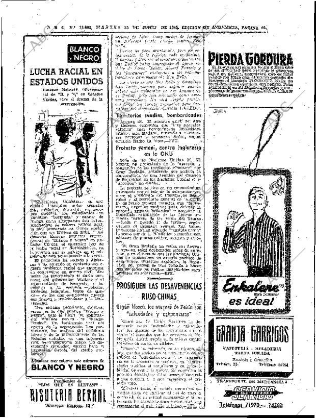 ABC SEVILLA 25-06-1963 página 40
