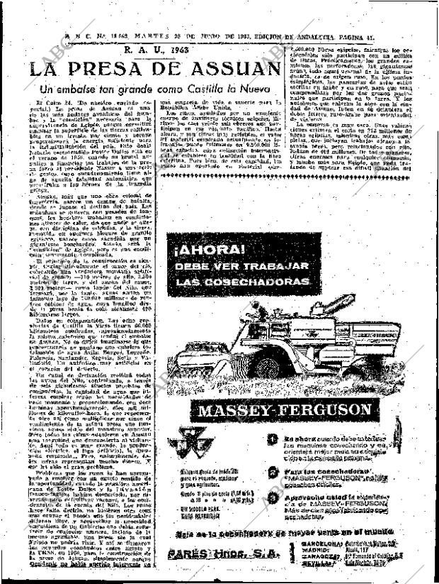 ABC SEVILLA 25-06-1963 página 41