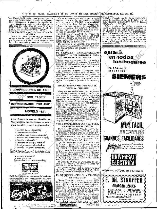 ABC SEVILLA 25-06-1963 página 44