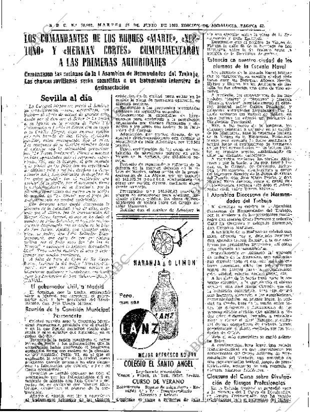 ABC SEVILLA 25-06-1963 página 53
