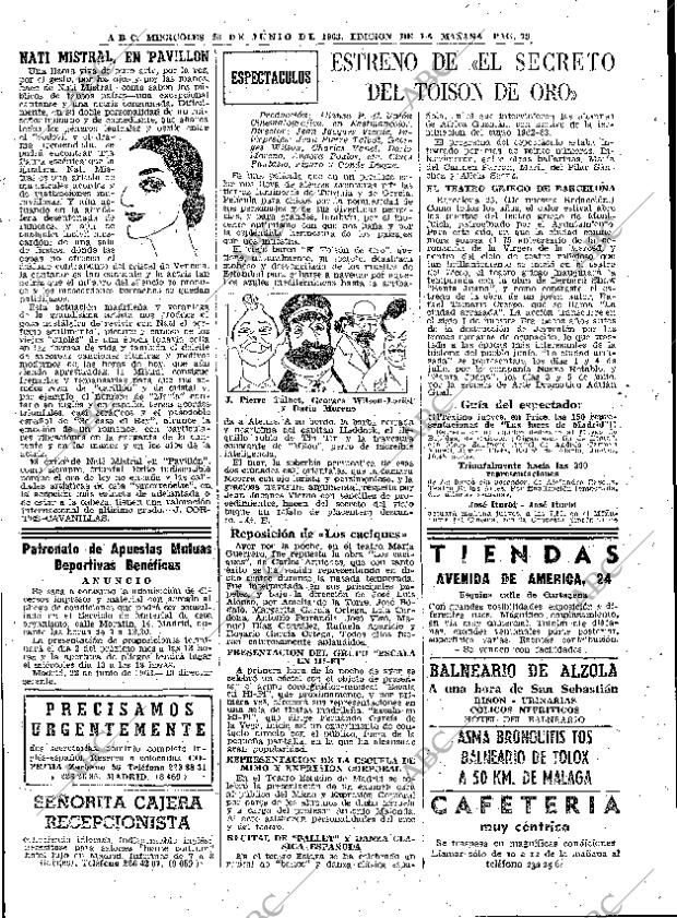ABC MADRID 26-06-1963 página 79