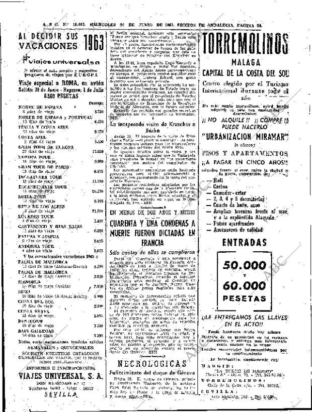 ABC SEVILLA 26-06-1963 página 34