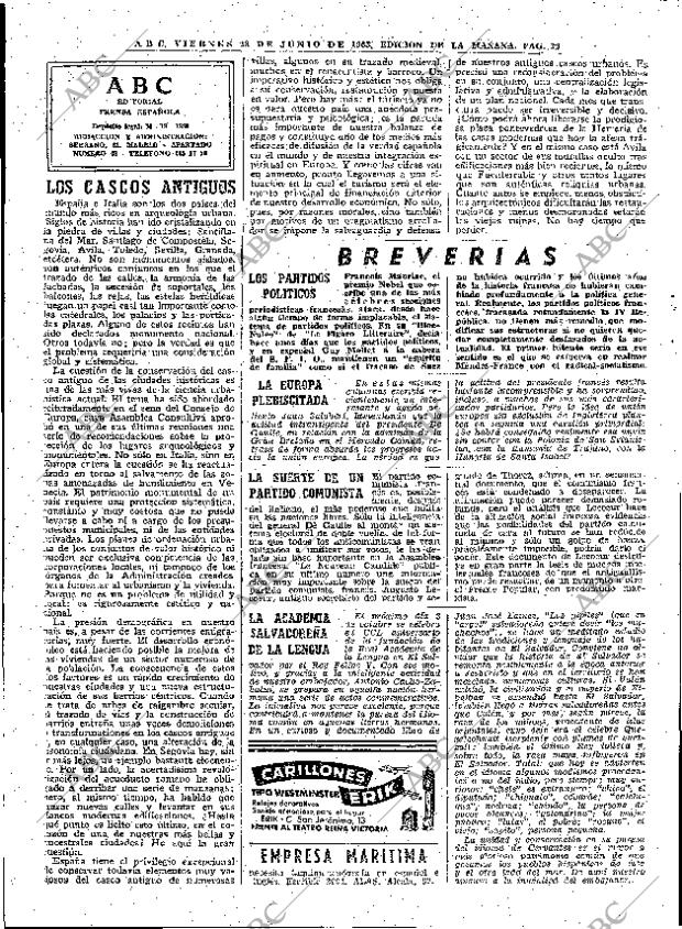 ABC MADRID 28-06-1963 página 32