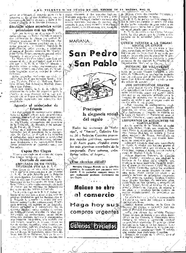 ABC MADRID 28-06-1963 página 53