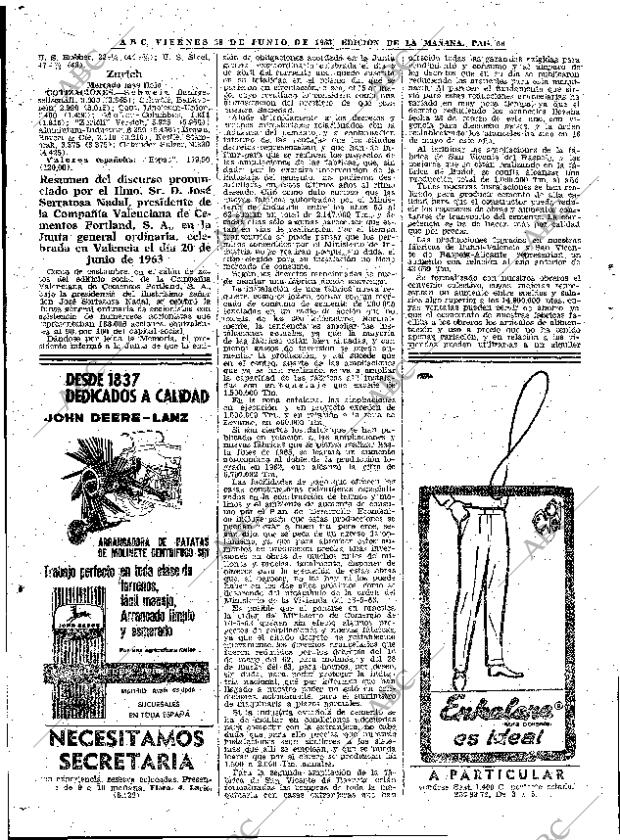 ABC MADRID 28-06-1963 página 58