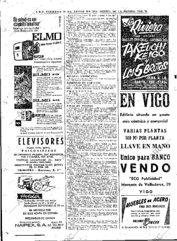 ABC MADRID 28-06-1963 página 70