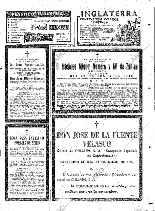 ABC MADRID 28-06-1963 página 77