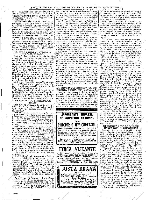ABC MADRID 03-07-1963 página 44
