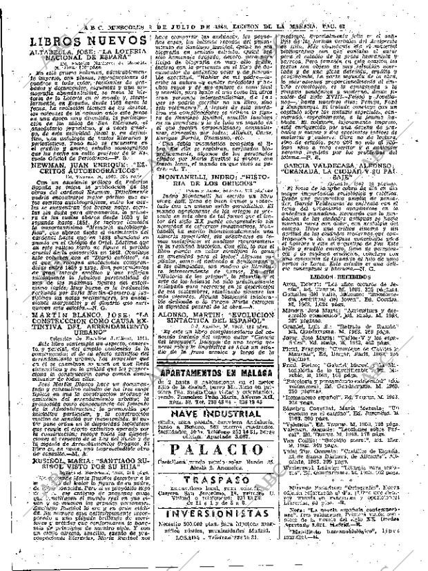 ABC MADRID 03-07-1963 página 62