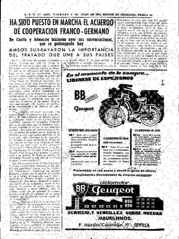 ABC SEVILLA 05-07-1963 página 19