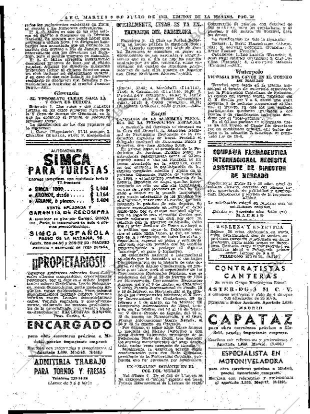 ABC MADRID 09-07-1963 página 50