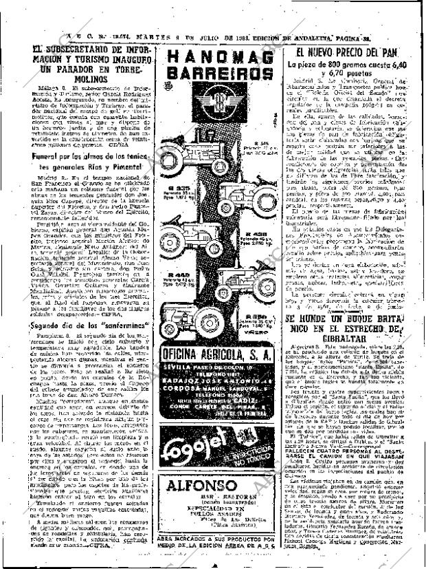 ABC SEVILLA 09-07-1963 página 38