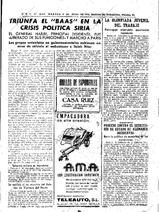ABC SEVILLA 09-07-1963 página 39