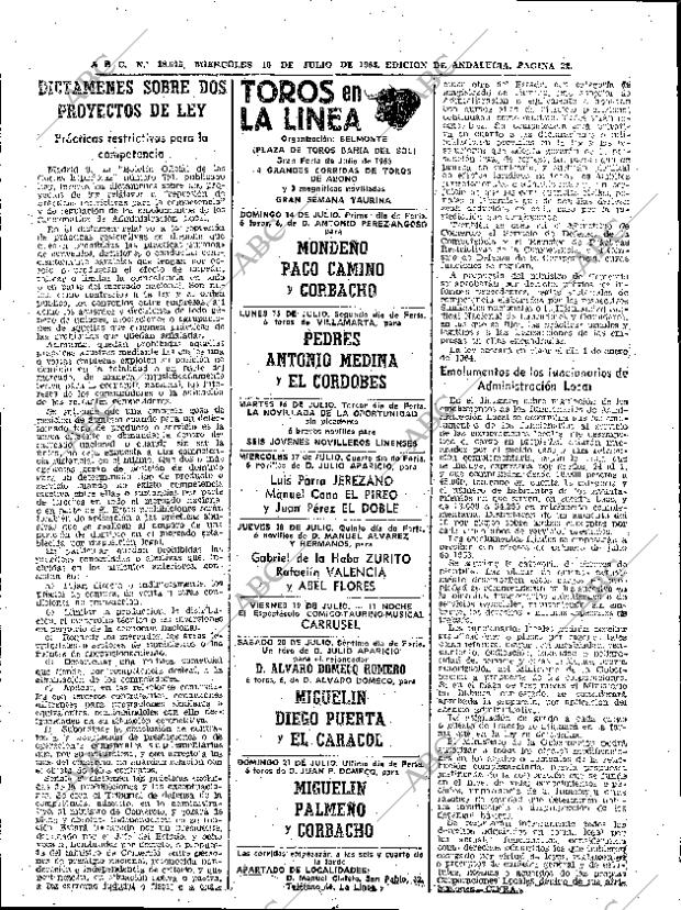 ABC SEVILLA 10-07-1963 página 22