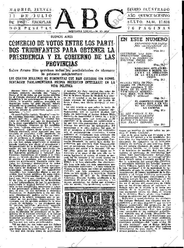 ABC MADRID 11-07-1963 página 31