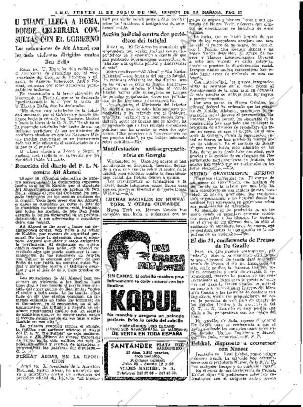 ABC MADRID 11-07-1963 página 33