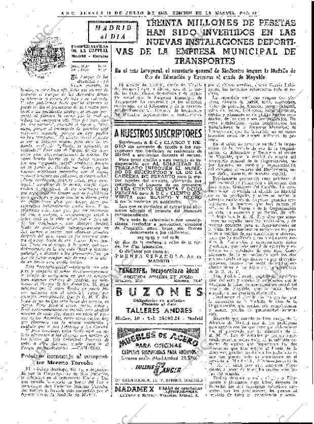 ABC MADRID 11-07-1963 página 47