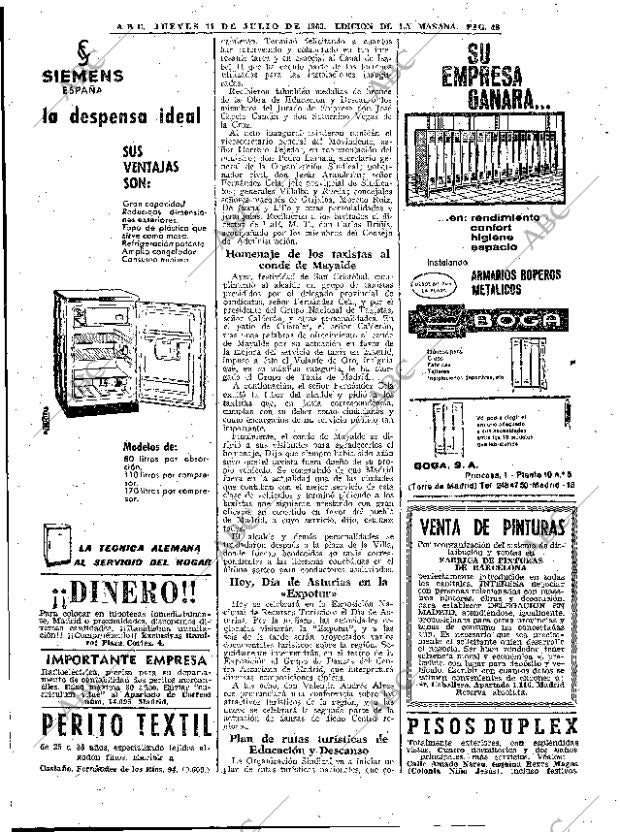 ABC MADRID 11-07-1963 página 48