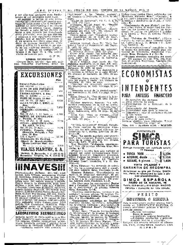 ABC MADRID 11-07-1963 página 52