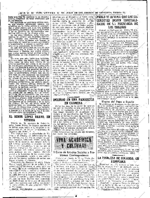 ABC SEVILLA 11-07-1963 página 22