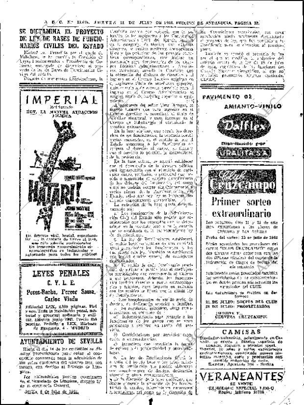 ABC SEVILLA 11-07-1963 página 30