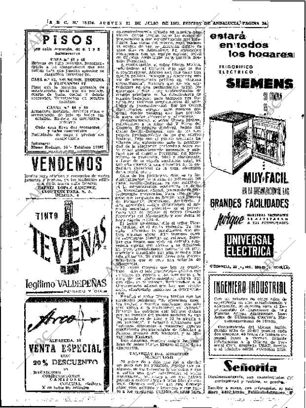 ABC SEVILLA 11-07-1963 página 32