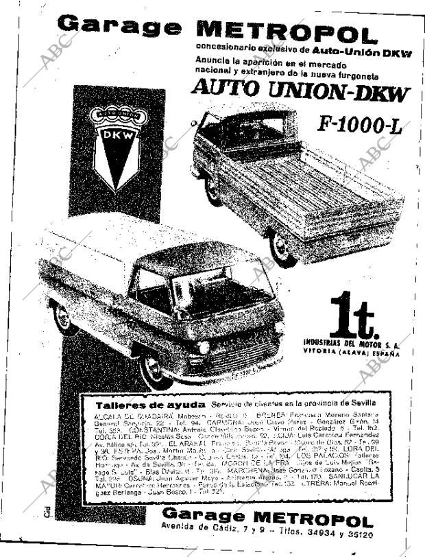ABC SEVILLA 11-07-1963 página 50