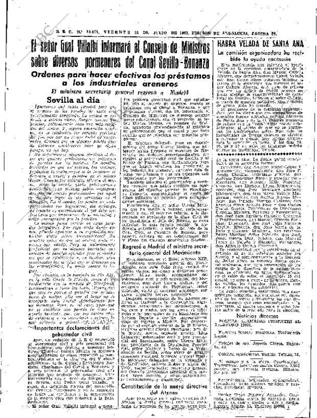 ABC SEVILLA 12-07-1963 página 29