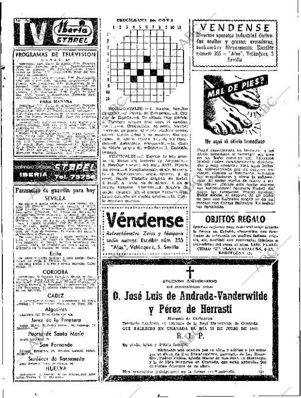 ABC SEVILLA 12-07-1963 página 43