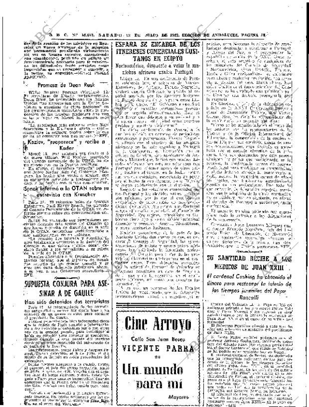 ABC SEVILLA 13-07-1963 página 18