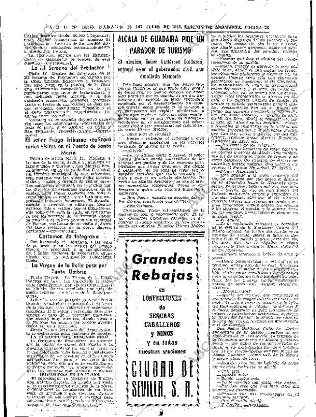 ABC SEVILLA 13-07-1963 página 28