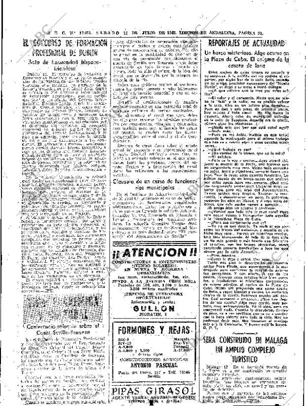 ABC SEVILLA 13-07-1963 página 31