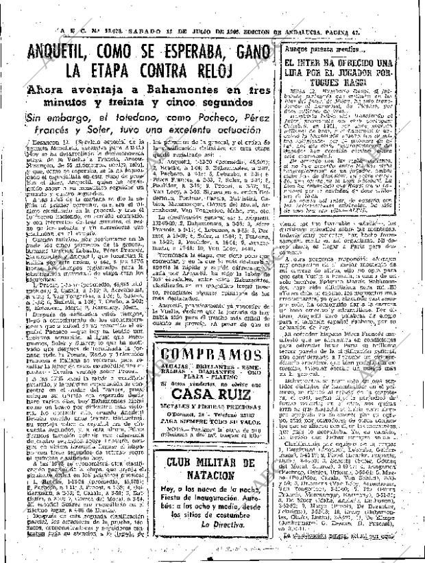 ABC SEVILLA 13-07-1963 página 47