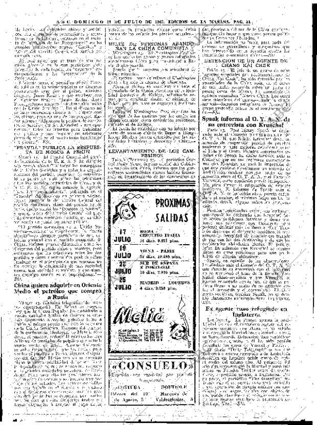 ABC MADRID 14-07-1963 página 51
