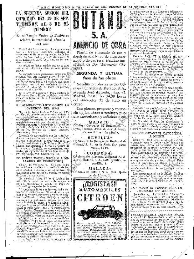 ABC MADRID 14-07-1963 página 54