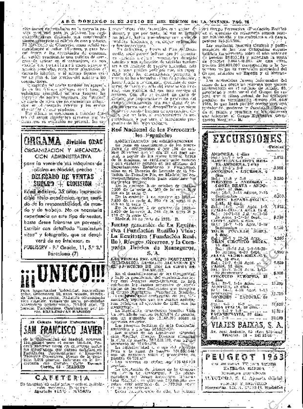 ABC MADRID 14-07-1963 página 74