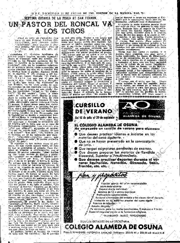 ABC MADRID 14-07-1963 página 75