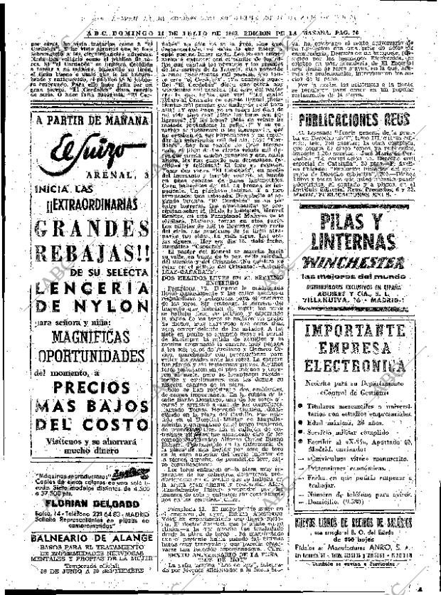 ABC MADRID 14-07-1963 página 76